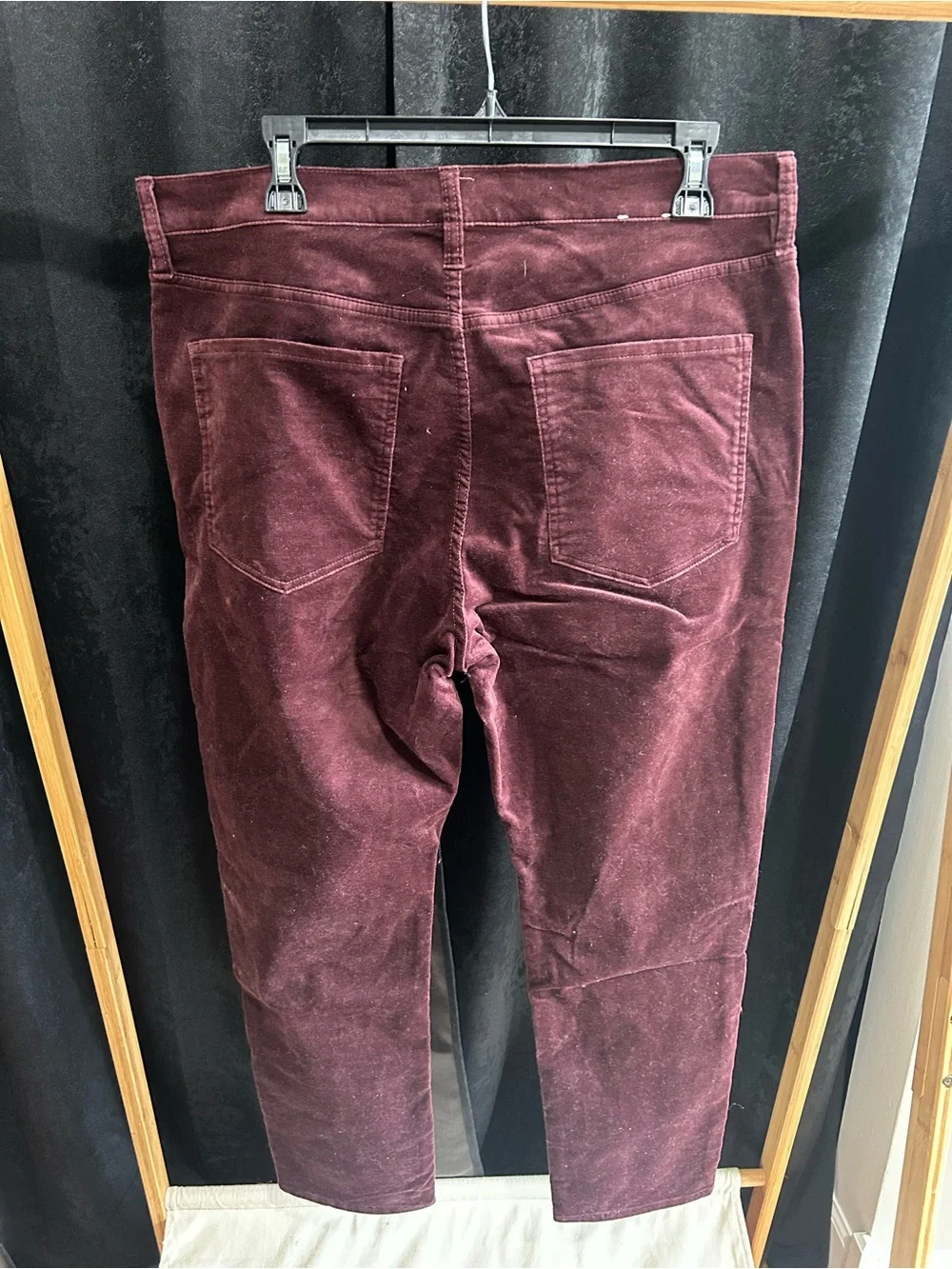 Banana Republic Women's Wine Corduroy Pants